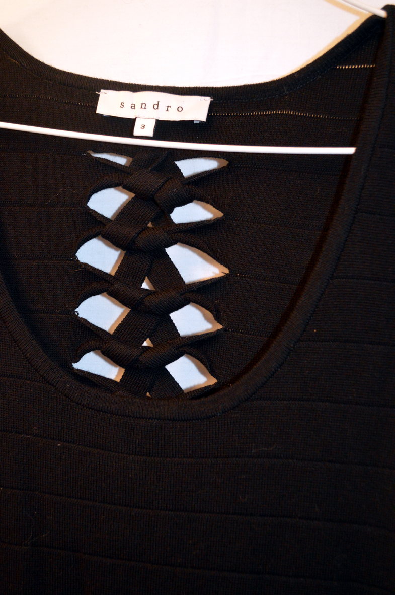 Robe SANDRO noire Taille 3